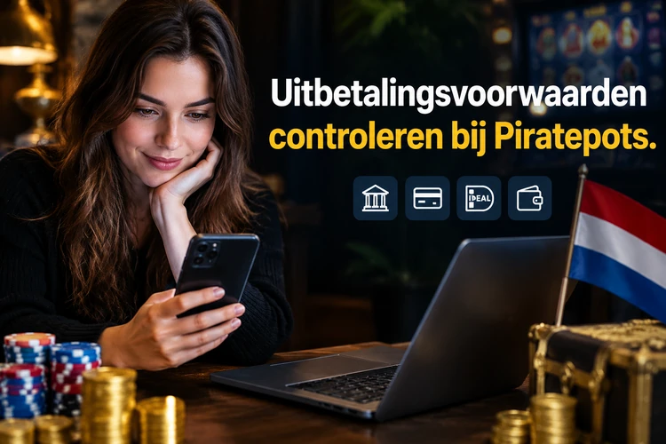 Uitbetalingsvoorwaarden controleren bij Piratepots